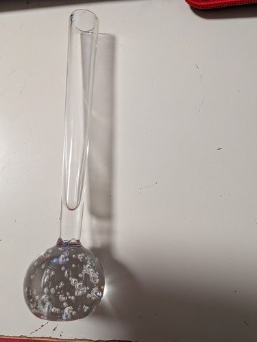 Glas vase mundgeblasen - vase,
