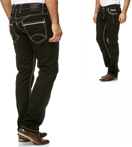 Herren straight fit jeans - straight,
