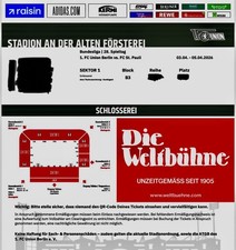 2x Tickets 1. FC Union Berlin