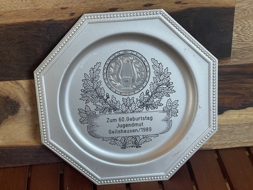 Schöner metall wandteller - schöner,