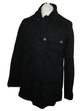 G-Star RAW Herren Ward Peacoat Mantel Jacke 70% wolleSchwarz ca. Gr M