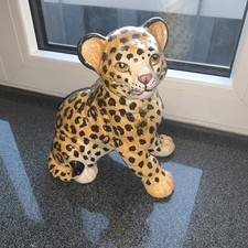 Handbemalter Leoparden Aus