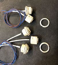 6x g9 Fassung Dreh Gewinde Ø28mm Kabel 30-40cm g9 Lampen Fassung mit Ring Ø35mm