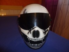 Motorradhelm mit tollem Airbrush Gr. M plus Gratis Handschuhe Gr. S