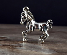 Charm Anhänger Silber 925 Pferd Raspini 3D - attraktiv & dynamisch