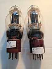 2x 807 Sylvania / Raytheon Röhre Tube getestet mit Funke W19