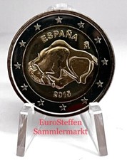2 Euro Spanien 2015 ,"Altamira", bankfrisch aus Rolle, NEU
