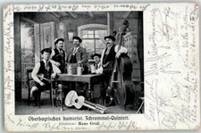 10224035 - Volksmusik - Schrammel Quintett Kontragitarre Ziehharmonika