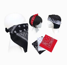 Bandana Paisley 100% Baumwolle Kopftuch Nase Mund Halstuch Biker Maske Tuch