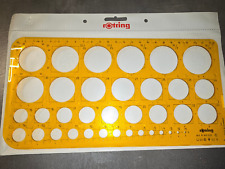 ROTRING Kreis Schrift- Schablone R 840 632