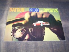 TOPRARITÄT Herrlicher Prospekt Datsun 2000 Sports Fairlady von 1967 !!!