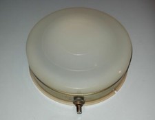 Deckenlampe / Deckenleuchte mit Chromrand - 12V - Oldtimer Wohnwagen Tabbert