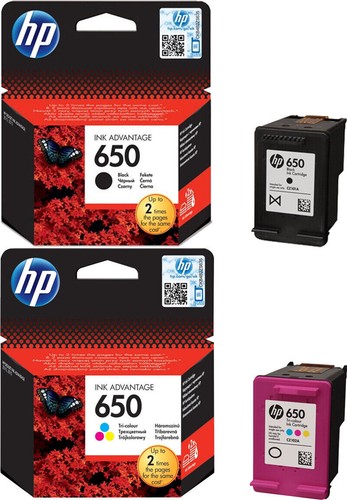 Original 650 tinte patronen - hp,