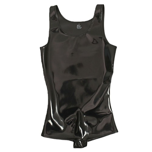 Herren schwarz leder body - herren,