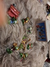 Frosch Combo 8tlg Satz Handbemalt Figuren Dekoration