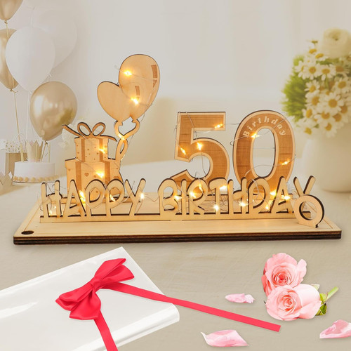 Geburtstag deko für - 50, mann