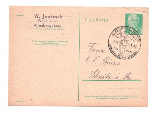 Ddr ganzsache stempel - ganzsache,