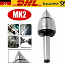 Mitlaufende Körnerspitze MK2 Körner Zentrierspitze Drehwerkzeug f. Drehmaschine