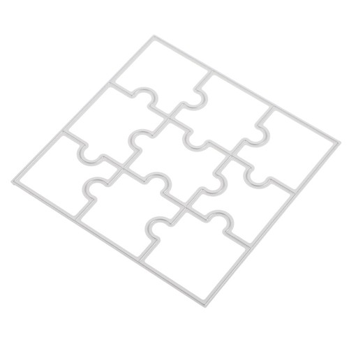 Geprägter puzzle stanzer - geprägter, puzzle-stanzer