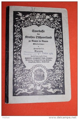 Altes sparbuch ketzin h - altes, a.h.