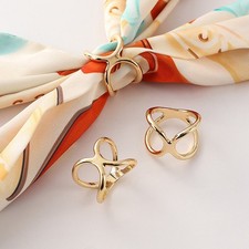 3 Pcs Seiden Schal Ring Clip