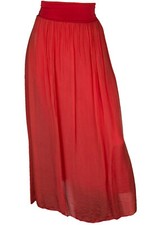 Eleganter Seidenrock Damen