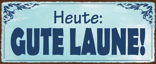 Holzschild 27x10 heute gute - holzschild,