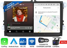 Autoradio 9" Android 13 6+64G VWX6S CarPlay Navi Für VW GOLF 5 6 Touran Polo EOS