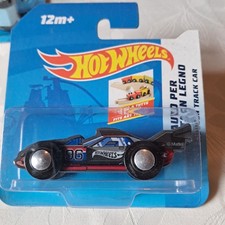 Hot Wheels Wooden Track Car schw rot Auto Pista in Legno Holzbahn Holzauto OVP