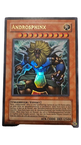 Konami androsphinx - konami, yu-gi-oh!