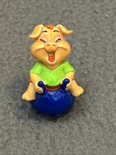 Ü-Ei Figuren Pinky Piggys 2000 Larry Lachsack Schweinchen Hüpfball