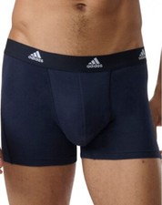 ADIDAS BOXERSHORTS GRÖSSE L ACTIVE FLEX BAUMWOLLE FARBE BLAU