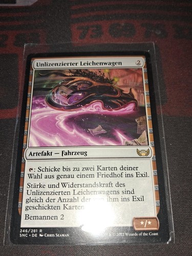 Unlizenzierter leichenwagen - unlizenzierter,