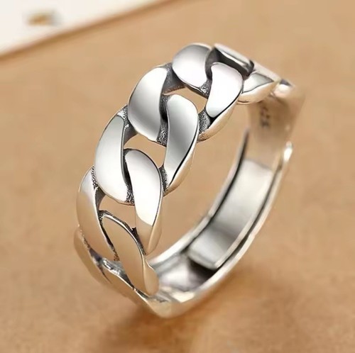 Silberring ring poliert - silberring,