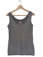 GWYNEDDS Glanzbluse Damen Bluse Gr. DE 38 silberfarben Casual-Look