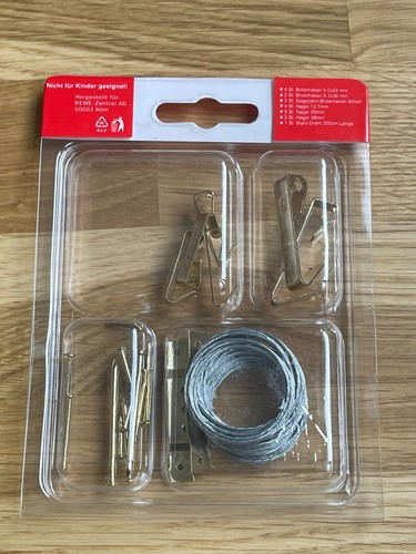 Bilder haken set 20teilig - bilder-haken,