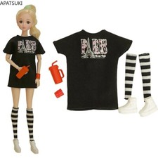 Schwarz Kleidungsset für