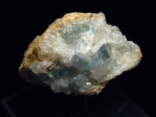 Euklas Kristall Stufe 45 mm helles blau - Manuelzinho Equador, Brasilien (5525t)