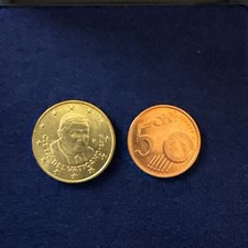 Wow! Vatikan 50 € Cent + 5  Euro Cent Finnland - seltene Münzen unzirkuliert NEU