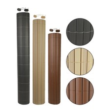 PVC Sichtschutzmatte Zaunblende LAGERRÄUMUNG inkl Clips Sichtschutz Balkonblende