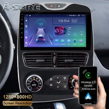 Android 14 2+32GB Autoradio Navi Carplay DSP WiFi für Renault Clio 4 2012-2018