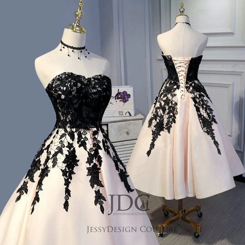 Knielanges spitze brautkleid - spitze,