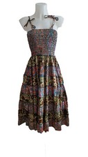 Damen kleid gesmokt 1 - kleid, 2