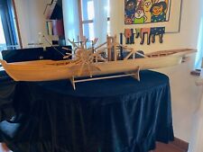 Modellbau Historisches Dampfschiff Schaufelraddampfer von Robert Fulton 1550mm