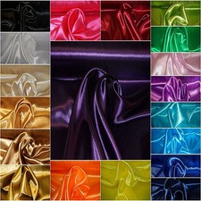 Satin Stoff Dekostoff Meterware Dekostoff Hochzeit Futterstoff glänzend 150 cm  