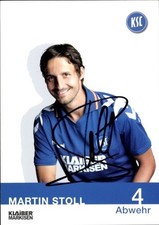 Autogrammkarte Fußballer Martin Stoll, Karlsruher SC, Autogramm - 11409712