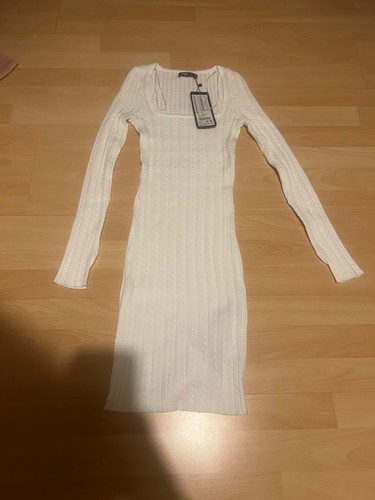 Neues weißes strickkleid - weißes,