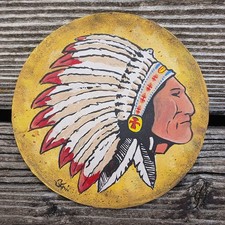 Handgemalter Patch Vintage