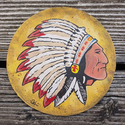 Handgemalter patch vintage - handgemalter,