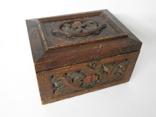 Antike Holz Kiste Truhe